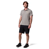 Men's Columbia Gray Texas Longhorns Tech Trail Polo