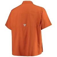 Men's Columbia Texas Orange Longhorns Big & Tall Tamiami Omni-Shade Button-Down Shirt