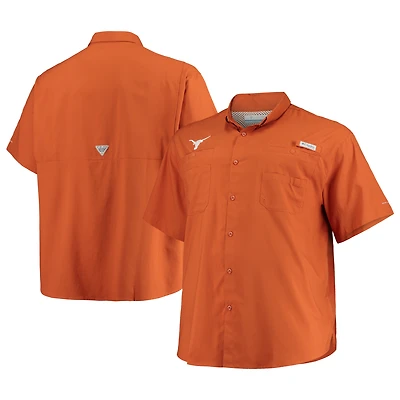 Chemise boutonnée omnicolore Columbia Texas Longhorns Big & Tall Tamiami pour homme