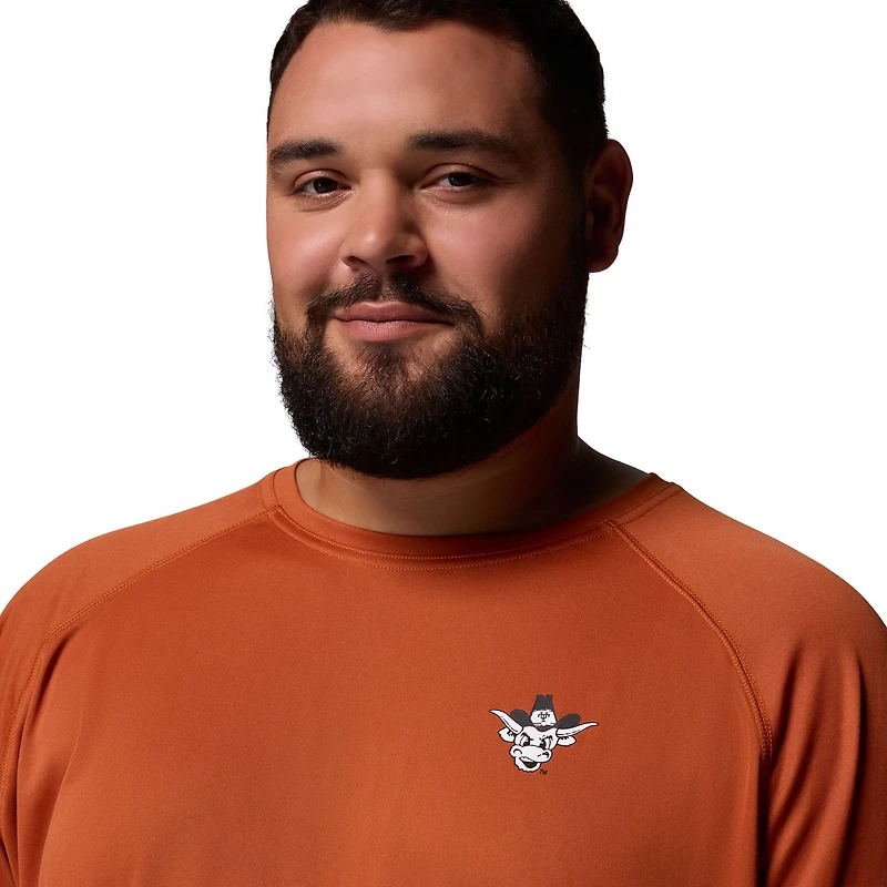 T-shirt Omni-Shade à manches longues pour homme Columbia Texas Orange Longhorns Big & Tall Terminal Tackle