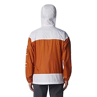 Men's Columbia Texas Orange Longhorns Flash Challenger Omni-Shade Full-Zip Hoodie Windbreaker