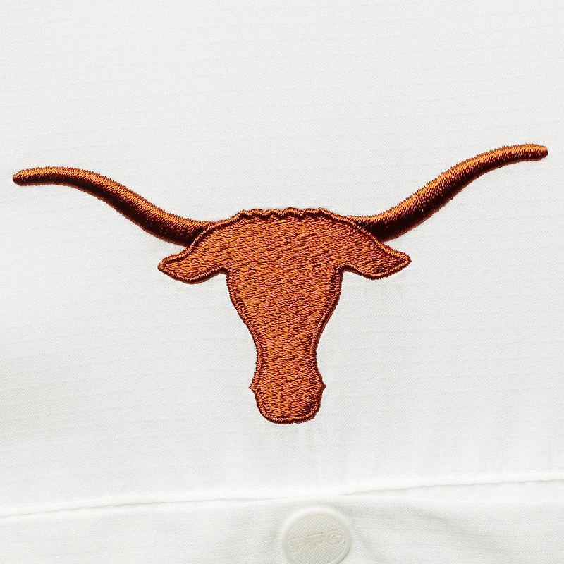 Chemise Columbia White Texas Longhorns Tamiami Omni-Shade pour homme