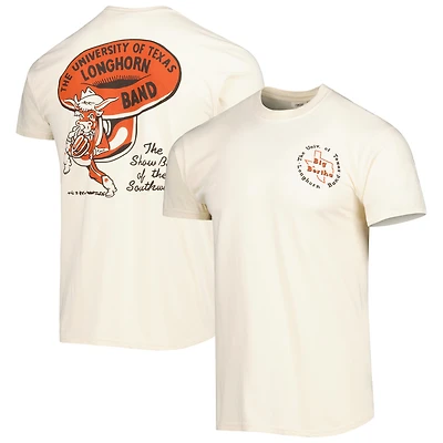 T-shirt unisexe Image One Natural Texas Longhorns Hyper Local Stadium Mascot Skyline