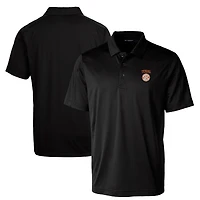 Polo Cutter & Buck Black Texas Longhorns SEC Prospect Eco Textured Stretch Recycled pour homme