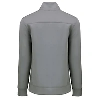 Men's Cutter & Buck  Gray Texas Longhorns Roam Eco Recycled Quarter-Zip Sweatshirt