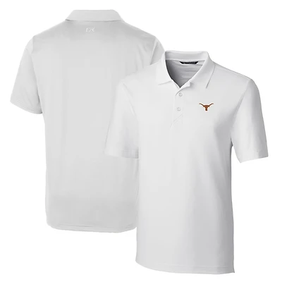 Polo extensible Forge blanc pour homme Cutter & Buck Texas Longhorns Big Tall