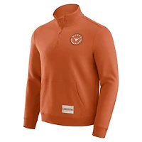 Men's Darius Rucker Collection by Fanatics Texas Orange Longhorns Quarter-Zip Pullover