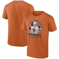 Men's Fanatics Arch Manning Texas Orange Longhorns Name & Number T-Shirt