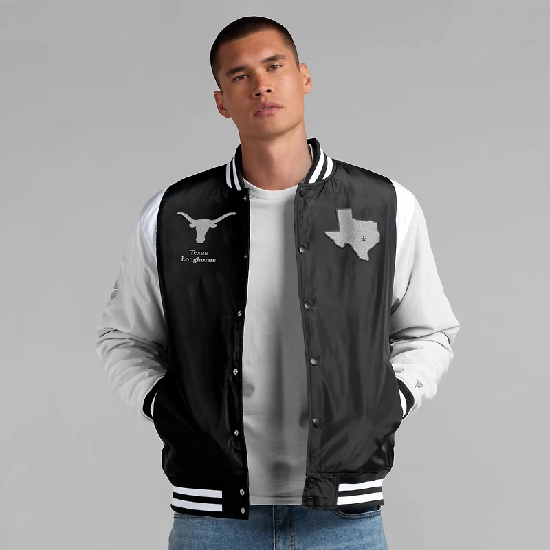 Veste à boutons-pression intégrale noire Texas Longhorns Elements Elite de Fanatics pour homme
