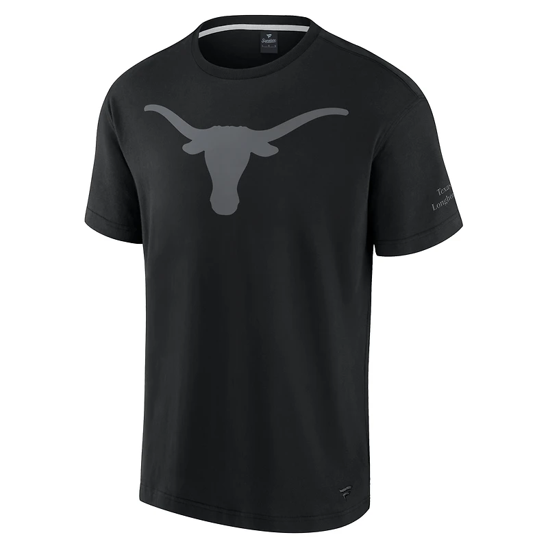 Men's Fanatics Black Texas Longhorns Iconic T-Shirt
