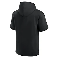Sweat à capuche manches courtes Fanatics pour hommes Texas Longhorns Ready Black
