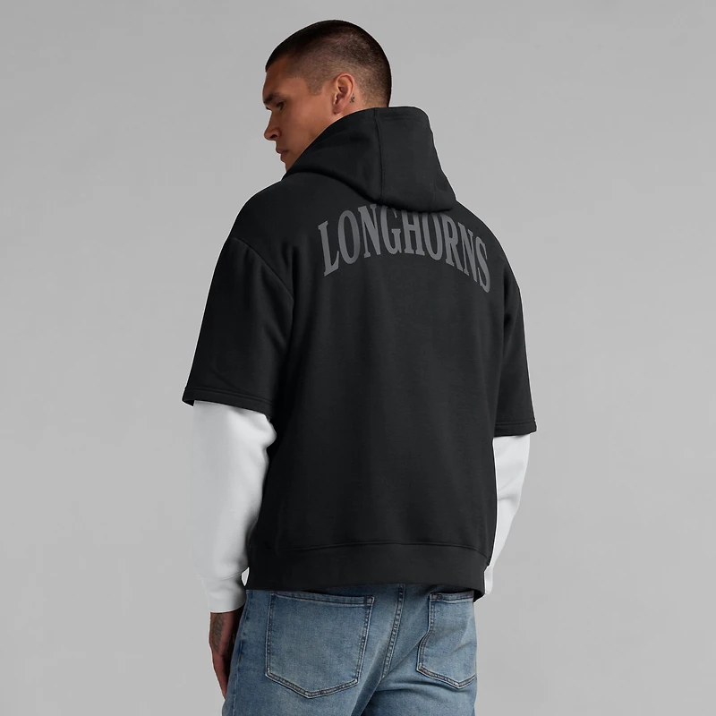 Men's Fanatics Black Texas Longhorns Sleek Pullover Hoodie