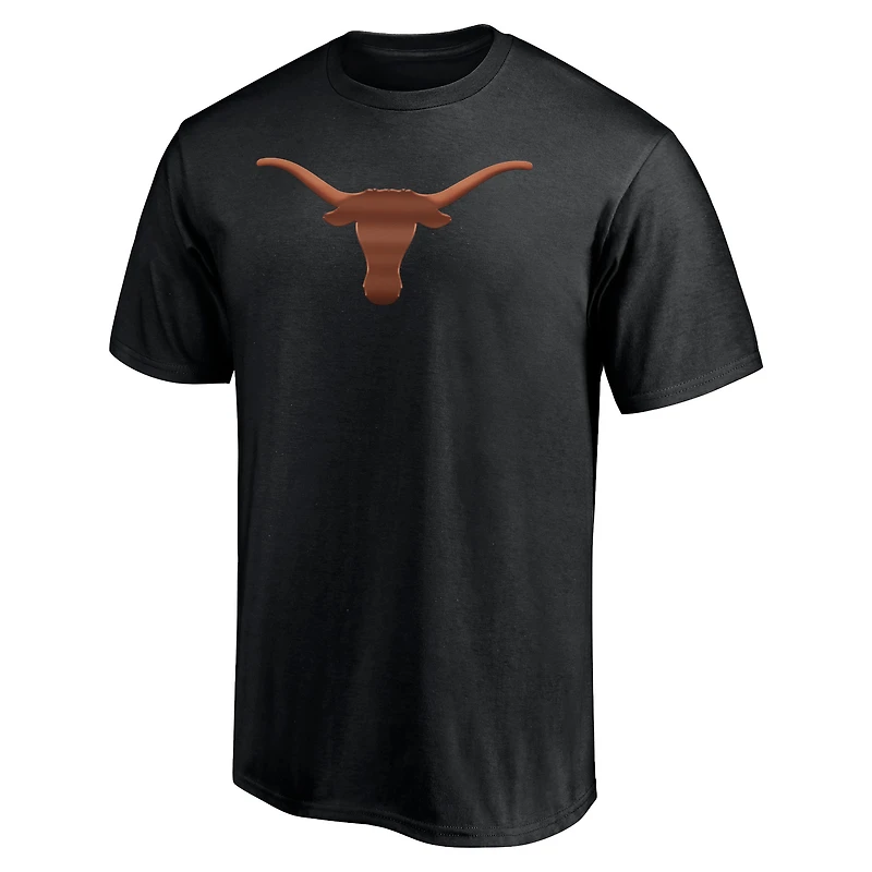Men's Fanatics Black Texas Longhorns Team Midnight Mascot T-Shirt
