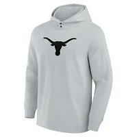 Sweat à capuche tri-blend Blaze Texas Longhorns gris fanatiques pour hommes