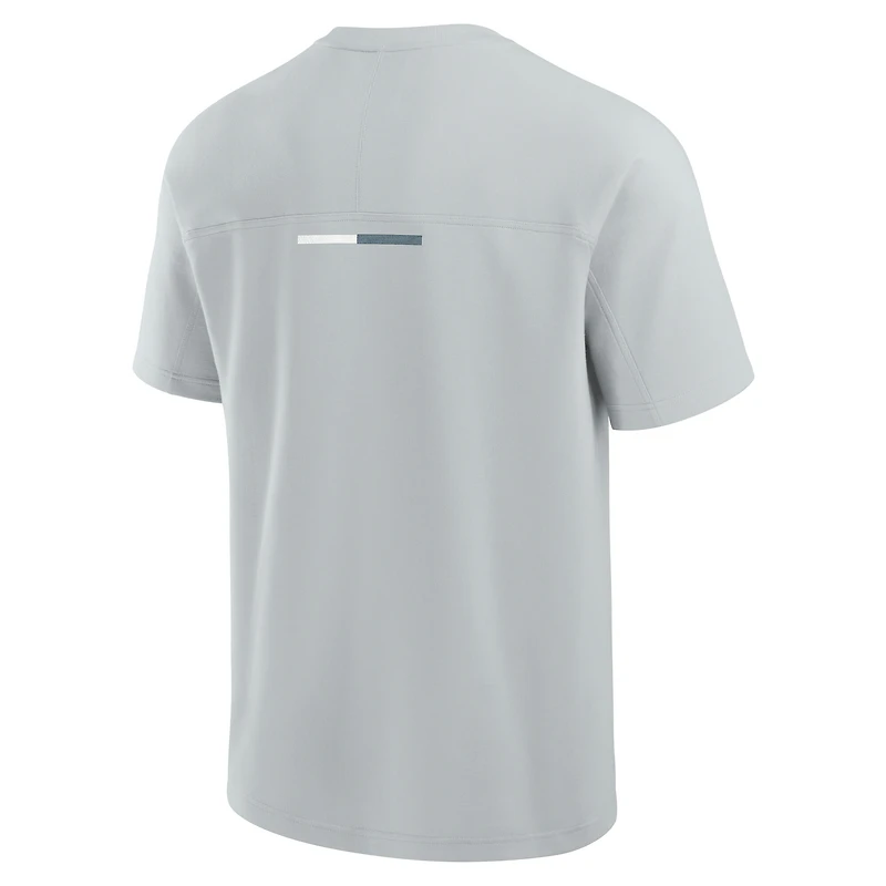 T-shirt Flex Tri-Blend gris pour homme Fanatics Texas Longhorns