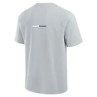 T-shirt Flex Tri-Blend gris pour homme Fanatics Texas Longhorns