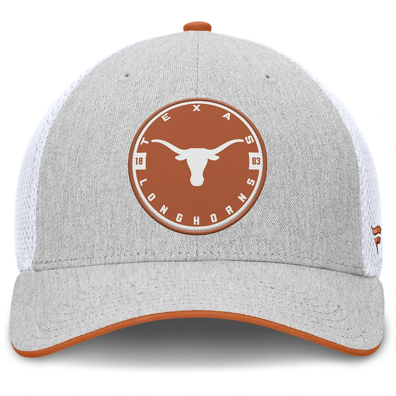 Men's Fanatics  Heather Gray Texas Longhorns Trigger Flex Hat
