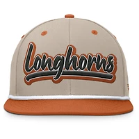Men's Fanatics Khaki/Texas Orange Texas Longhorns Colt Fitted Hat
