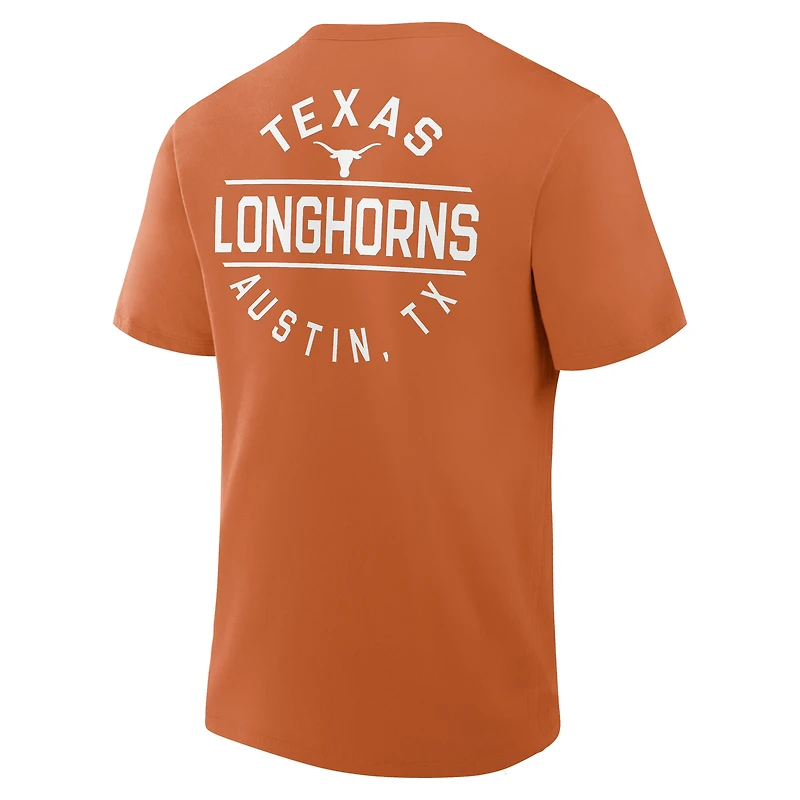 T-shirt Fanatics Texas Orange Longhorns Fastbreak pour homme