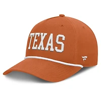 Casquette ajustable Fanatics Texas Orange Texas Longhorns Foul Ball Rope pour homme