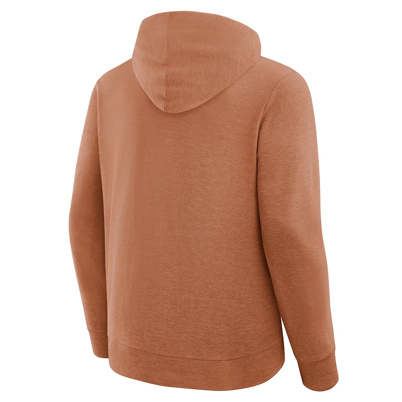 Men's Fanatics Texas Orange Longhorns Hometown Premium Huddle Up Long Sleeve Hoodie T-Shirt