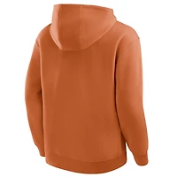 Men's Fanatics Texas Orange Longhorns Hometown Premium Rise And Conquer Half-Zip Hoodie