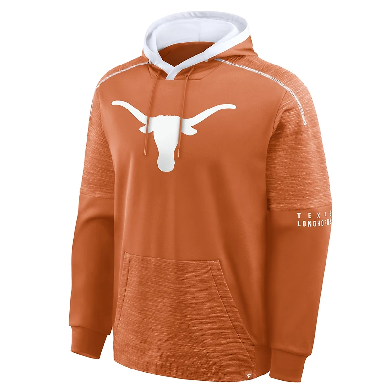 Men's Fanatics Texas Orange Longhorns Quad Defender Pullover Hoodie