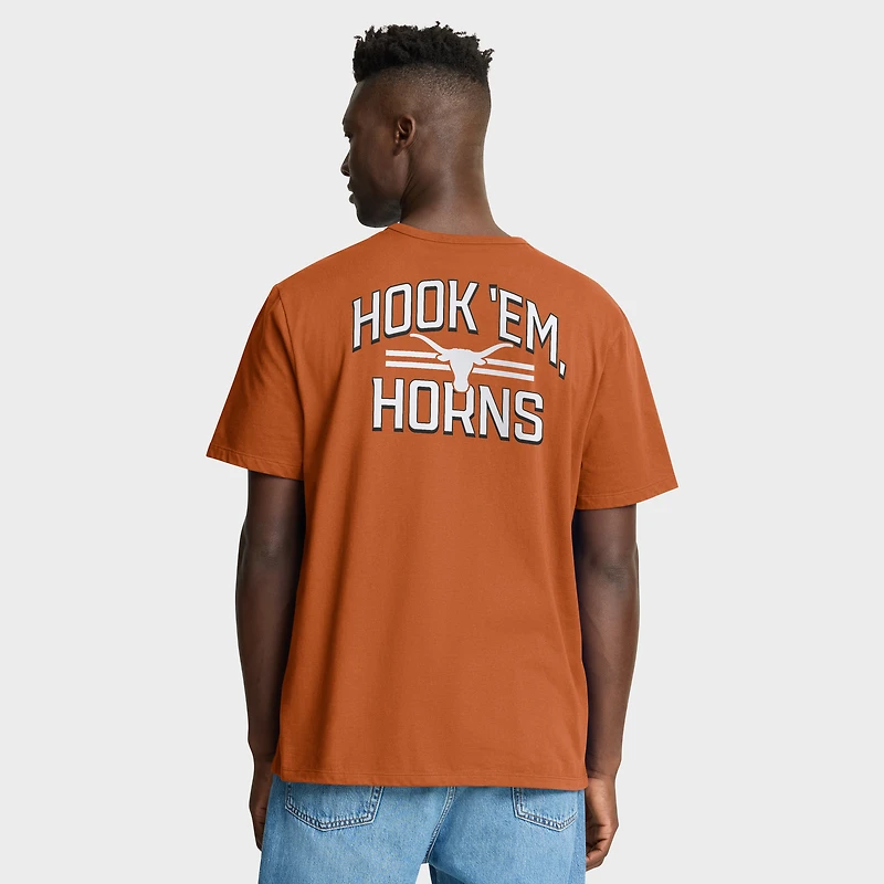 T-shirt Fanatics Texas Orange pour homme, motif Quad Legacy des Longhorns