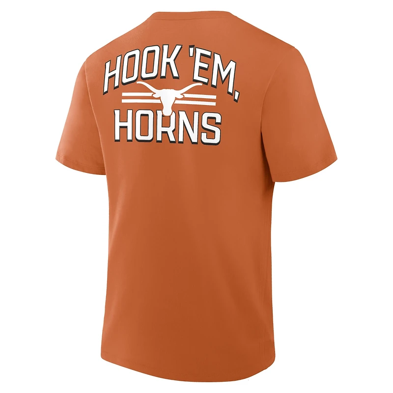 Men's Fanatics Texas Orange Longhorns Quad Legacy T-Shirt