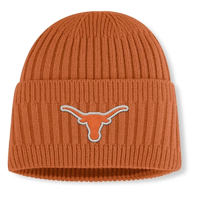 Bonnet en tricot à revers Revery pour homme, motif Texas Longhorns orange, Fanatics
