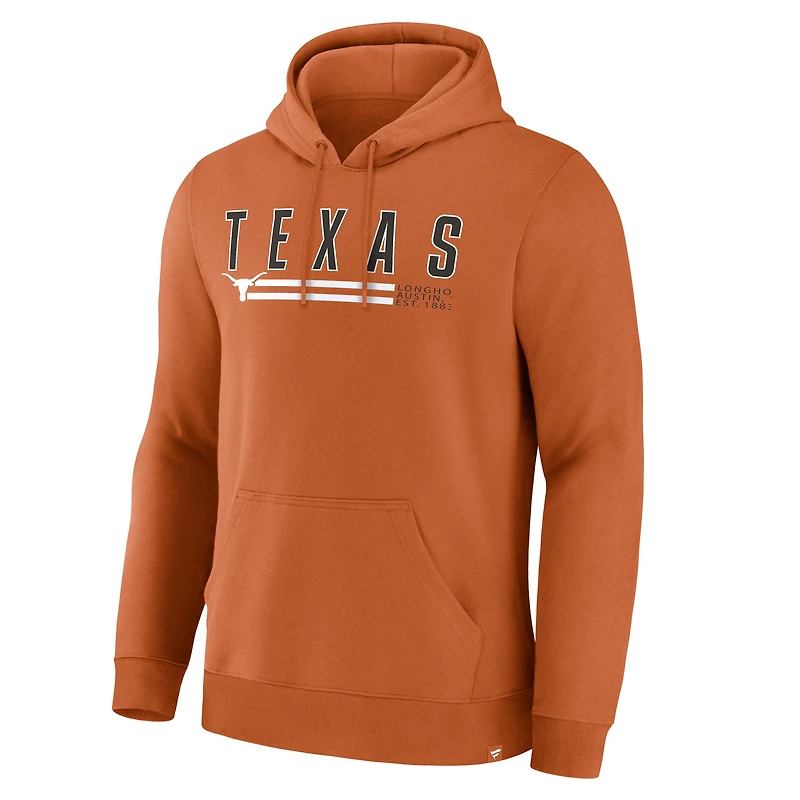 Sweat à capuche Fanatics Texas Orange Longhorns The Quad Stellar Excellence pour homme