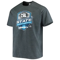 Men's Heathered Charcoal 2019 UIL Texas Swimming & Diving State Championships T-Shirt