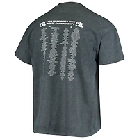 Men's Heathered Charcoal 2019 UIL Texas Swimming & Diving State Championships T-Shirt