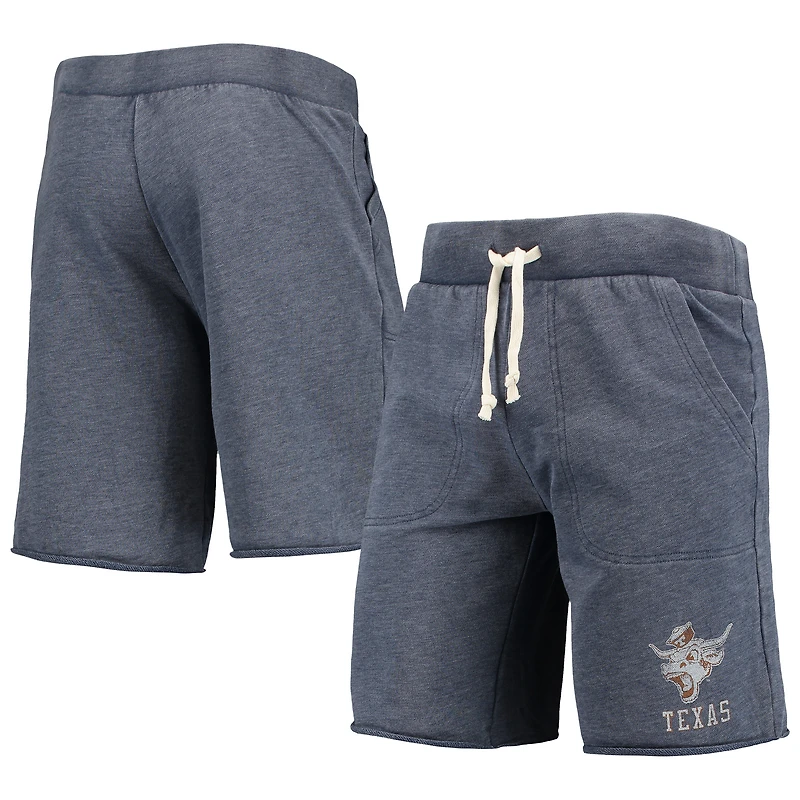 Short de survêtement Texas Longhorns Victory bleu marine chiné pour homme