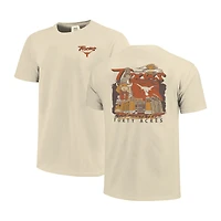 T-shirt pour homme, motif Campus Stack dessiné à la main, couleurs confortables, Texas Longhorns