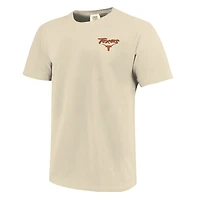 T-shirt pour homme, motif Campus Stack dessiné à la main, couleurs confortables, Texas Longhorns