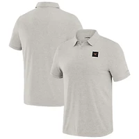 Men's J. Palmer  Cream Texas Longhorns Four Down Polo