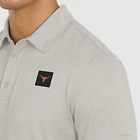 Men's J. Palmer  Cream Texas Longhorns Four Down Polo