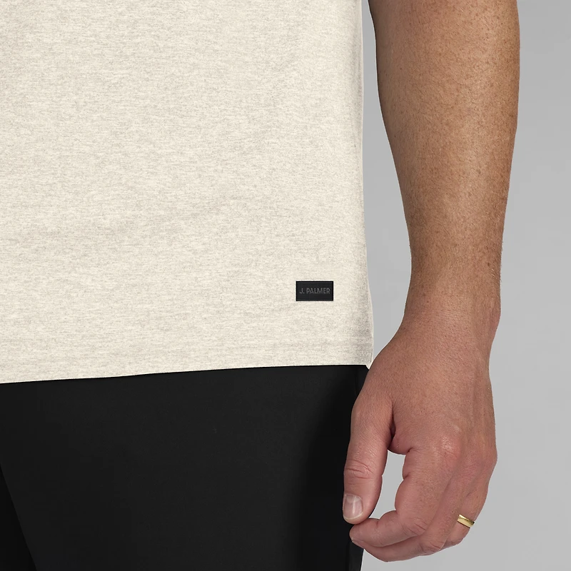 Polo blanc à quatre points Texas Longhorns J. Palmer pour homme