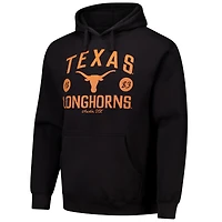Men's League Collegiate Wear Black Texas Longhorns Bendy Arch Essential 2.0 Pullover Hoodie