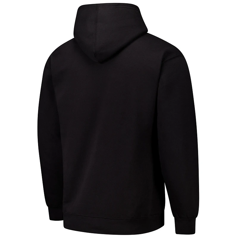 Men's League Collegiate Wear Black Texas Longhorns Bendy Arch Essential 2.0 Pullover Hoodie