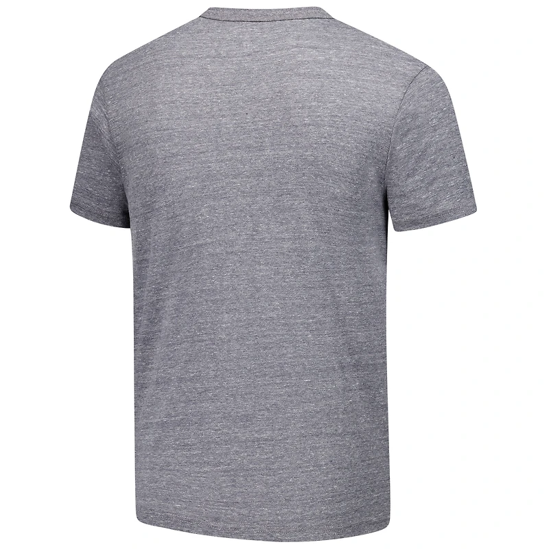 Men's League Collegiate Wear Heather Gray Texas Longhorns Tall Arch 2.0 Victory Falls Tri-Blend T-Shirt
