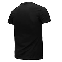 Men's Mitchell & Ness  Black Texas Longhorns Retro Brush Mineral Wash T-Shirt