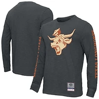 Men's Mitchell & Ness Charcoal Texas Longhorns Team Pride Long Sleeve T-Shirt