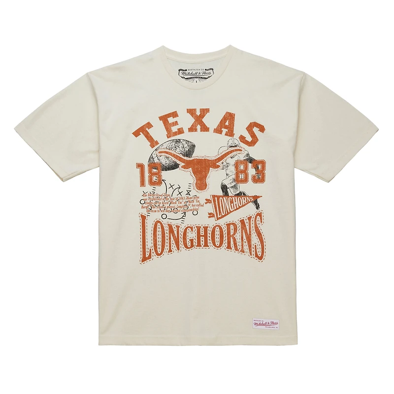 T-shirt Mitchell & Ness crème pour homme