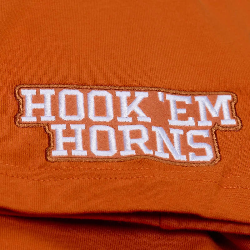 T-shirt premium Mitchell & Ness Texas Orange Longhorns Double Clutch pour homme