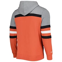 Men's Mitchell & Ness Texas Orange Longhorns Head Coach Pullover Hoodie