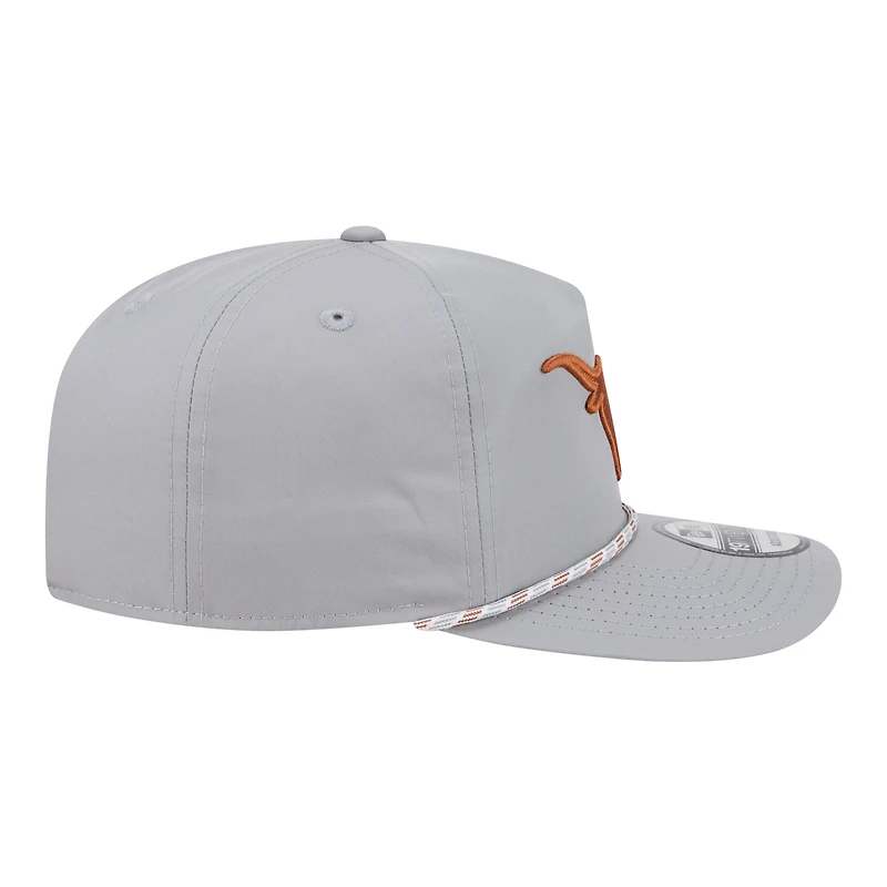 Casquette ajustable New Era 19TWENTY grise pour homme, Texas Longhorns