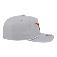 Casquette ajustable New Era 19TWENTY grise pour homme, Texas Longhorns