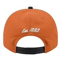 Men's New Era  Texas Orange/Black Texas Longhorns Two-Tone Arched 9FIFTY Snapback Hat